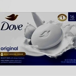 Dove Original Beauty Bar Soap 16 Pack 3.75oz Sealed New